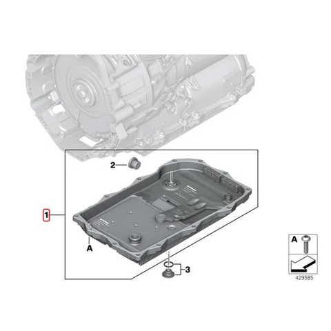 BMW ATオイルパン オイルフィルターASSY