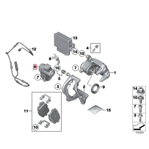 BMW パーキングブレーキ アクチュエーター