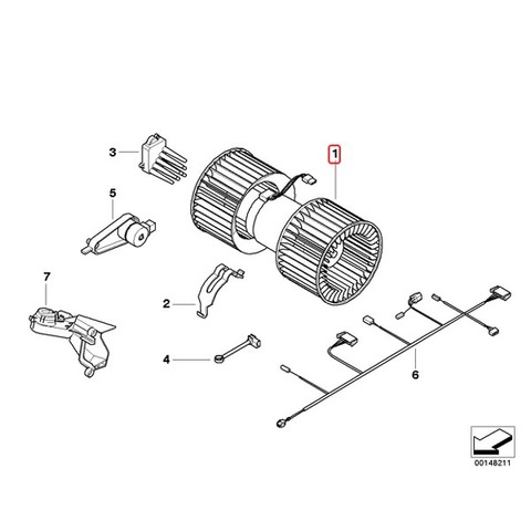 BMW ブロアモーター