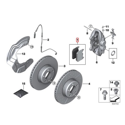 Brembo製 BMW ブレーキパッド