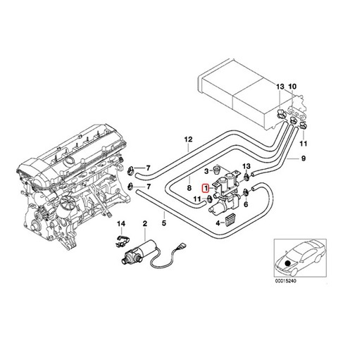 BMW ヒーターバルブ