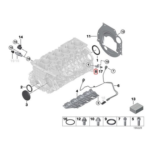 純正OEM BMW クランク角センサー/