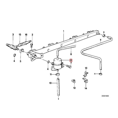 BMW 燃料プレッシャーレギュレーター