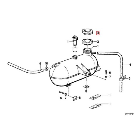 BMW ラジエーターサブタンクキャップ