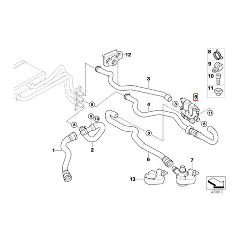 BMW ヒーターバルブ/ウォーターバルブ