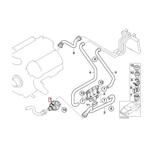 BMW アディショナルウォーターポンプ