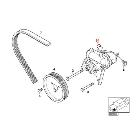 BMW パワステポンプ