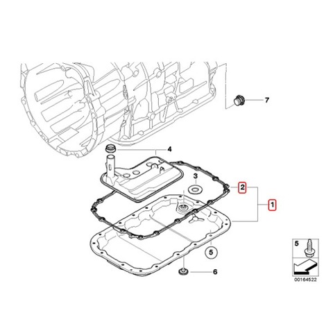 BMW ATオイルパン ガスケット付き