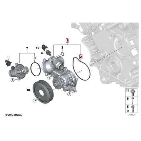 BMW ウォーターポンプ