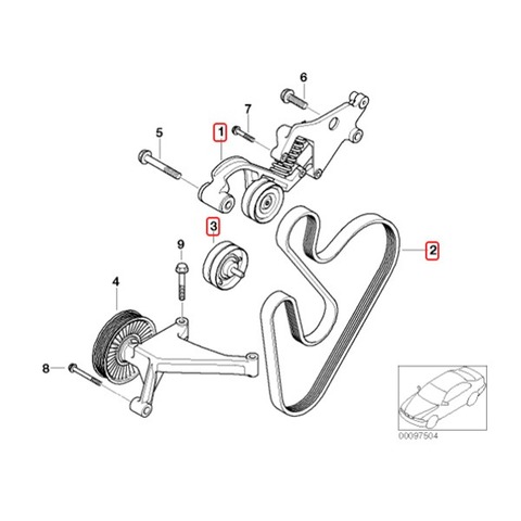 MINI ベルトテンショナー他3点セット