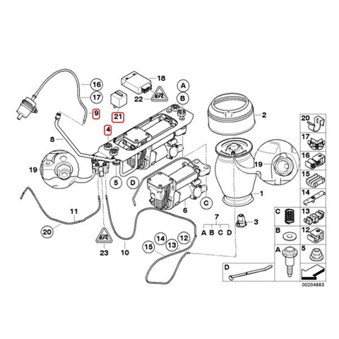 BMW エアサスコンプレッサー ASSY