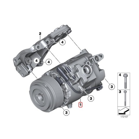 BMW ACコンプレッサー