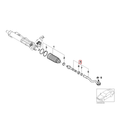 BMW ステアリングタイロッドASSY