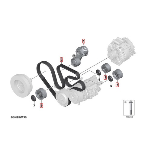 MINI ベルトテンショナー他5点セット