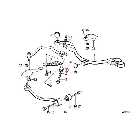 BMW ラジアスアームブッシュ