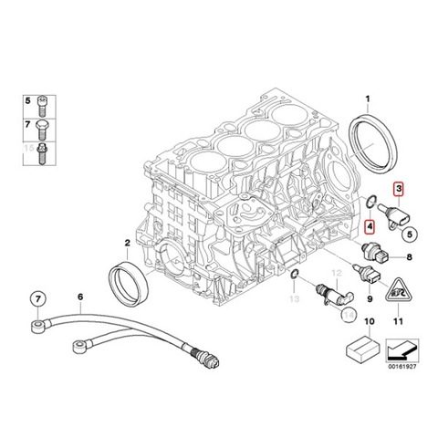 純正OEM BMW クランク角センサー/