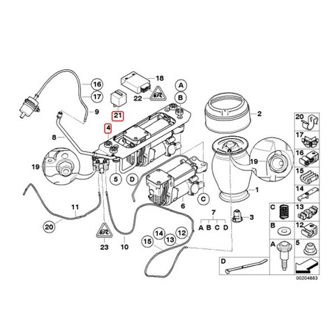 BMW エアサスコンプレッサー ASSY