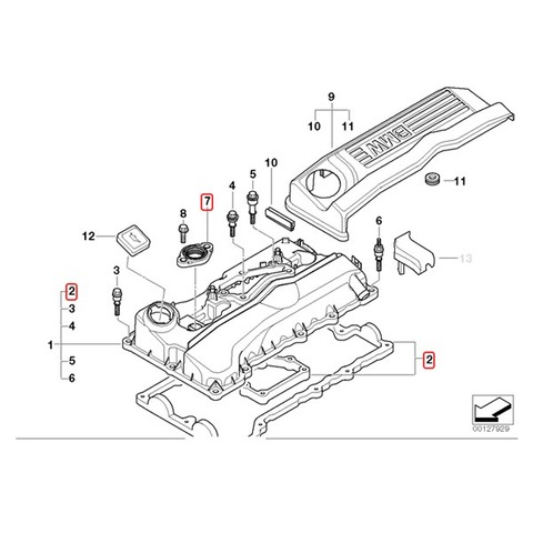 BMW シリンダーヘッドカバーガスケット