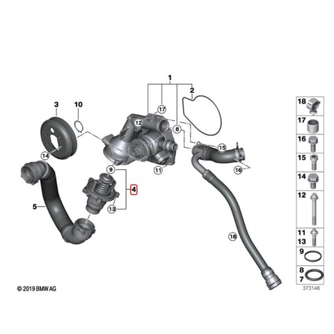 BMW サーモスタット/サーモスタッド