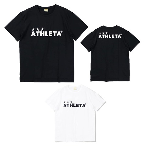 ATHLETA  ジュニアカラー杢Tシャツ