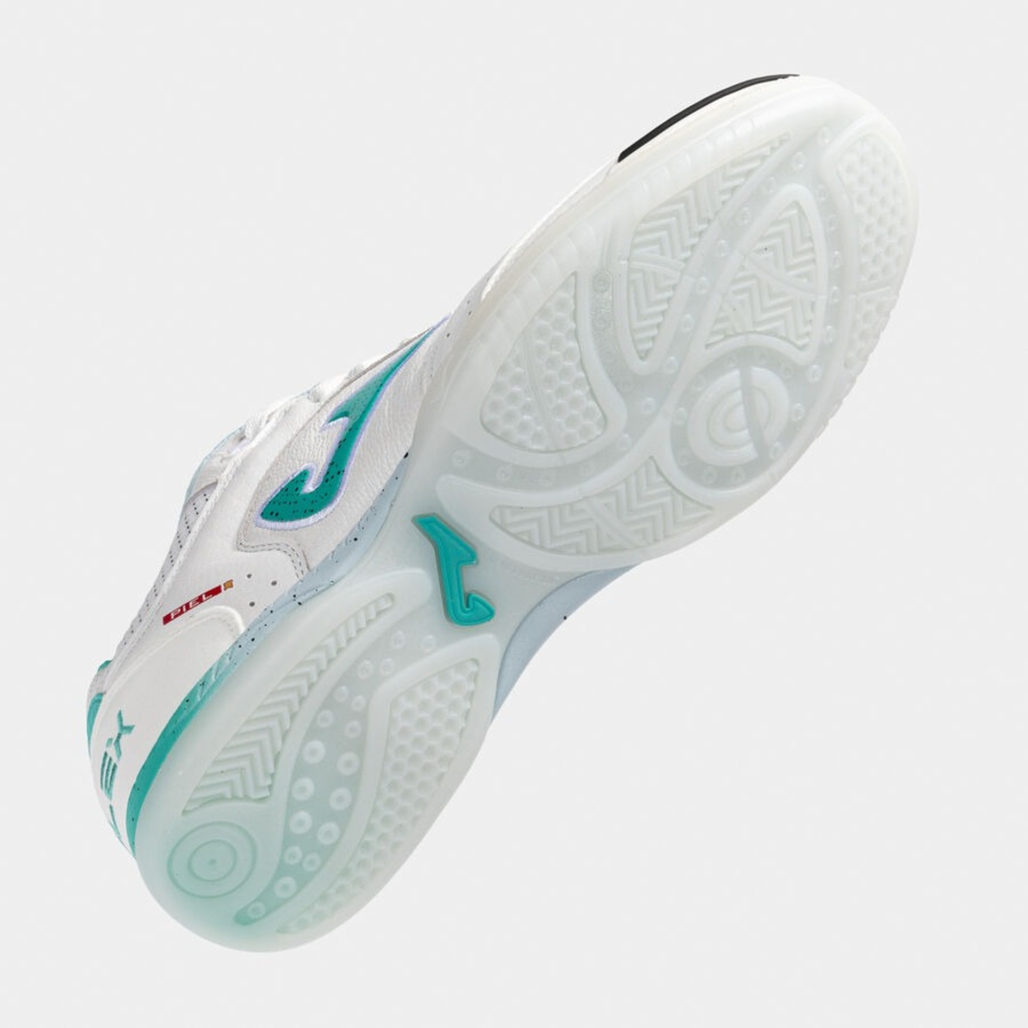 ホマ TOP-FLEX ホワイト JOMA TOP FLEX（ホワイト×ターコイズブルー） ＜ フットサル