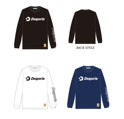 Desporte長袖Tシャツ（コットン）