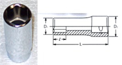 コーケン(Ko-ken) RS2300M/11 6角ミリサイズディープソケットセット 1/4(6.35mm)sq 代引発送不可 税込特価