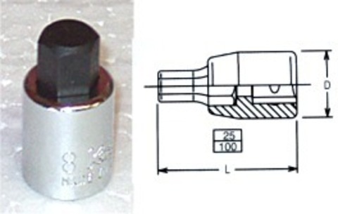 コーケン(Ko-ken) RS2010M/7-L25 ヘックスビットソケットセット 1/4(6.35ｍｍ)sq 代引発送不可 税込特価　　