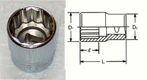 在庫有 RS3405M/12 コーケン(Ko-ken) 9.5mm sq 12角ソケットセット インボイス制度対応 代引発送不可 税込特価