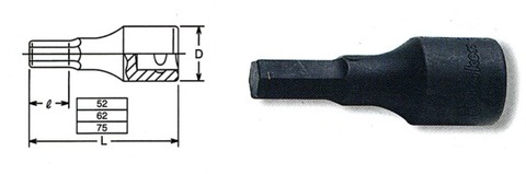 コーケン(Ko-ken) RS3012M/8-L62 ヘックスビットソケットセット 代引発送不可 税込特価