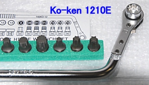 在庫有 コーケン(Ko-ken) 1210E ドアヒンジレンチセット11ヶ組 代引発送不可 税込特価