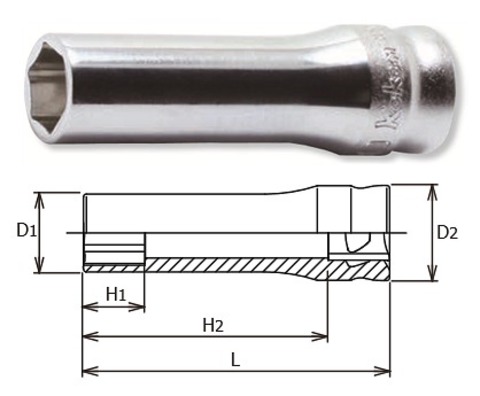 コーケン(Ko-ken) RS3300MZ/12 Z-EALシリーズ 3/8in(9.5mm) 6角ディープソケットレールセット 代引発送不可 税込特価