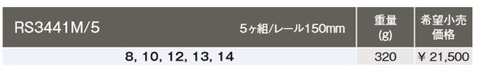 コーケン(Ko-ken) RS3441M/5 6角ナットグリップユニバーサルソケットセット 代引発送不可 即日出荷 税込特価