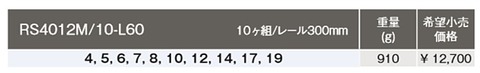 コーケン(Ko-ken) RS4012M/10-L60 ヘックスビットソケットセット 代引発送不可 税込特価