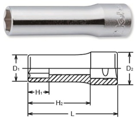 在庫有 RS4300A/10 コーケン(Ko-ken) 6角ディープソケットセット インボイス制度対応 代引発送不可 全国送料無料 税込特価