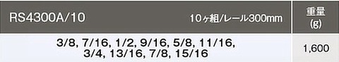 在庫有 RS4300A/10 コーケン(Ko-ken) 6角ディープソケットセット インボイス制度対応 代引発送不可 全国送料無料 税込特価