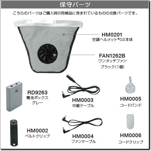 HMAC02保守パーツ