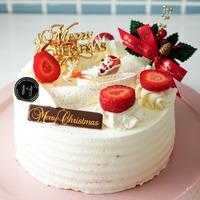 [糖質オフ]生苺のクリスマス・ショートケーキ直径15cm