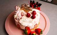 [低糖質]生苺のクリスマス・ショートケーキ直径20cm