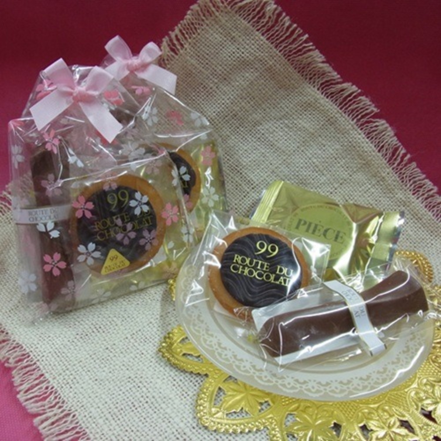 プティショコラ3段セット ＜ 99 ROUTE DU CHOCOLAT