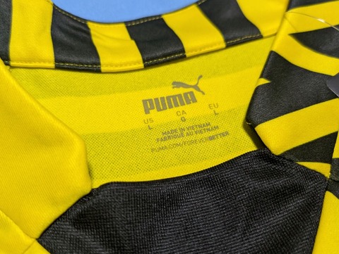 【スポンサー無料】 22/23　ドルトムント　プレマッチ ニットトップ PUMA　【メール便送料無料】