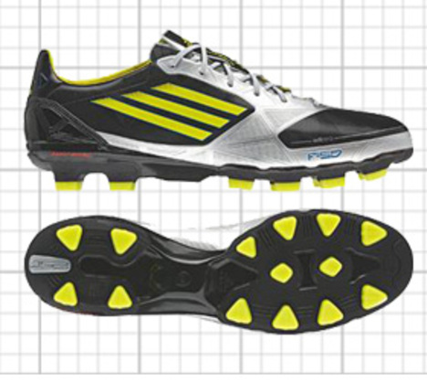 【adidas】 50％OFF!! adizero F50 ジャパン TRX HG 【黒x銀】 ＜ OKAフットボール