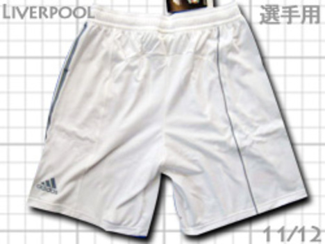 【4着セール対象】　11/12　リバプール　選手用・パンツ　白　adidas