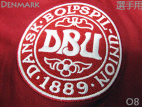 デンマーク代表　ホーム　選手用　長袖