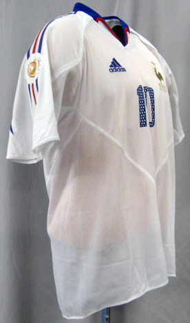 2004 フランス代表 アウェイ ジダン ユニフォーム ＜ OKAフットボール