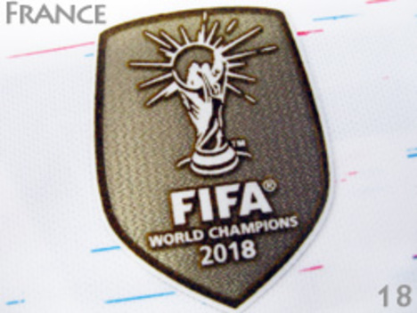 FIFA ワールドカップ2018　チャンプパッチ　フランス代表・アウェイ用