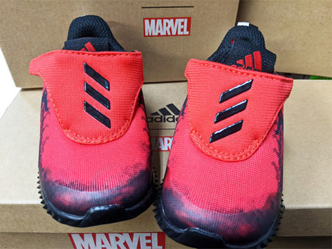 【名入れ無料】 adidas(アディダス) MARVEL SPIDERMAN AC I ベビースニーカー・赤 (マーベルスパイダーマンACI)　【定価：5489円】