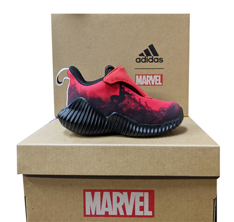 【名入れ無料】 adidas(アディダス) MARVEL SPIDERMAN AC I ベビースニーカー・赤 (マーベルスパイダーマンACI)　【定価：5489円】