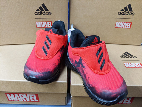 【名入れ無料】 adidas(アディダス) MARVEL SPIDERMAN AC I ベビースニーカー・赤 (マーベルスパイダーマンACI)　【定価：5489円】