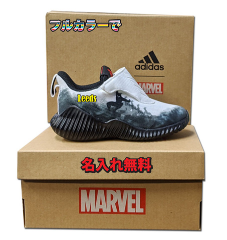 【名入れ無料】 adidas(アディダス) MARVEL SPIDERMAN AC I ベビースニーカー・白 (マーベルスパイダーマンACI)　【定価：5489円】